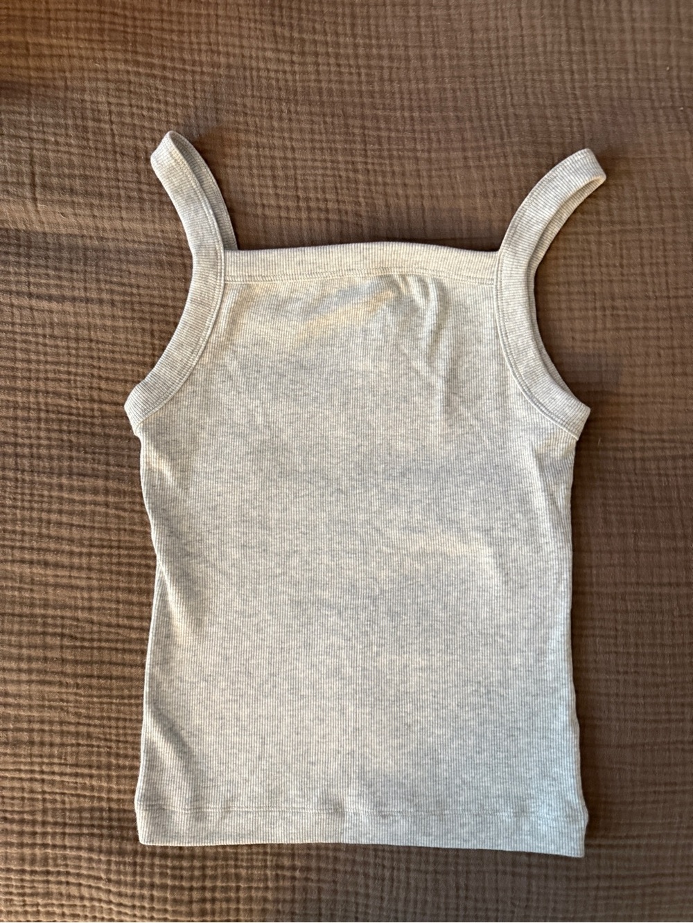 Light Grey High Neck Tank Top